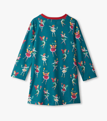 Hatley Girls Bright Faeries Long Sleeve Nightdress